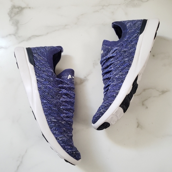 APL Techloom Knit Wave Shoe Sneaker Purple Blue Size 9.5 - Picture 2 of 9